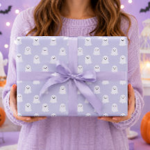 Söt Kawaii Spök Halloween Mönster