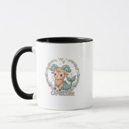 Söt Kawaii Stenbocken Stjärntecken Mugg
