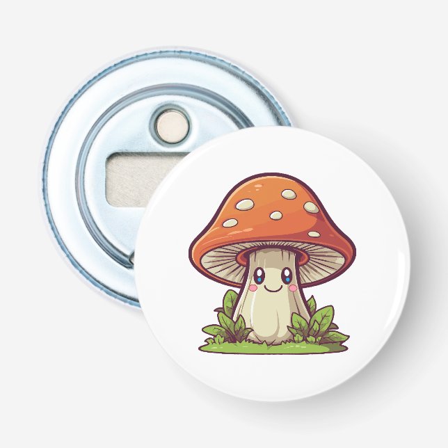 Söt kawaii stil, Svampplockning Flasköppnare (Framsidan)