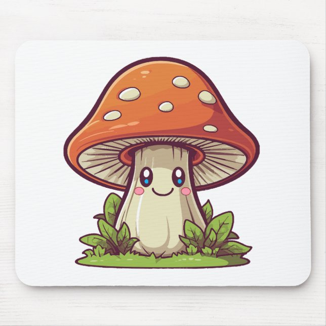 Söt kawaii stil, Svampplockning Musmatta (Framsidan)