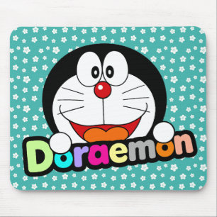 Söt Kawaii Svart Doraemon Anime Musmatta