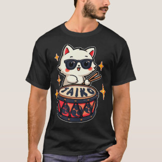 Söt Kawaii Taiko-trummis T Shirt