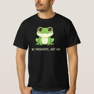 Söt Kawaii Tecknad Groda Älskare Söt Liten Amfibie T Shirt