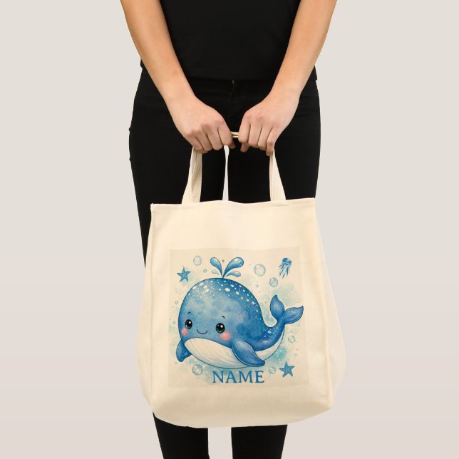 SÖT KAWAII VAL TYGKASSE (Framsida (produkt))