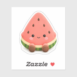 Söt Kawaii-Vattenmelon-dekal Klistermärken