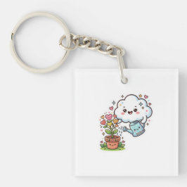 Söt Kawaii Växt Vänlighet Söt Moln och FSticker