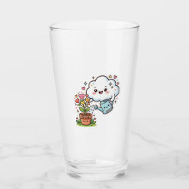 Söt Kawaii Växt Vänlighet Söt Moln och FSticker Glaskopp