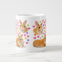 söt kawaii y2k regnbåge kanin