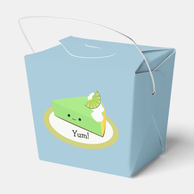 Söt Key Lime Paj Presentaskar (Baksidan Sidan)