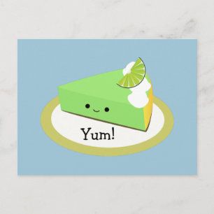Söt Key Lime Paj Vykort