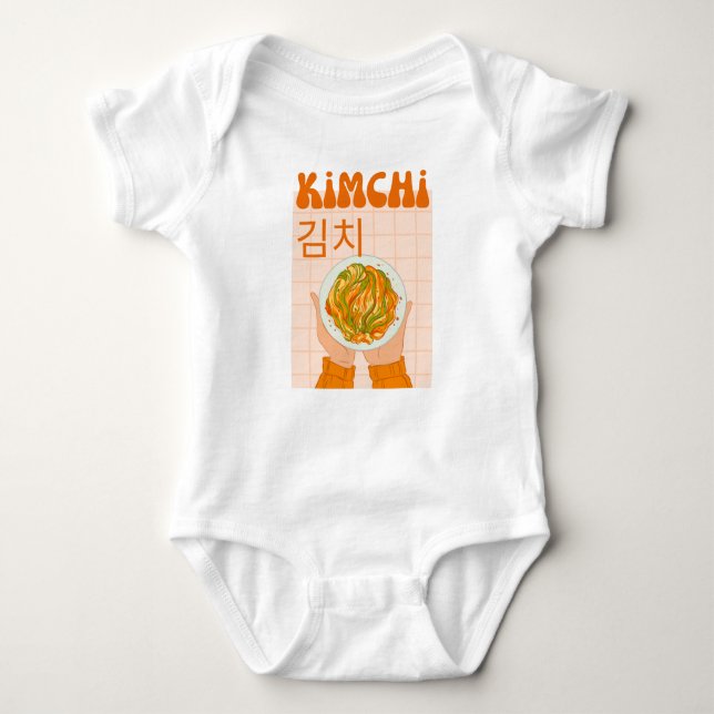 söt kimchi t shirt (Framsida)