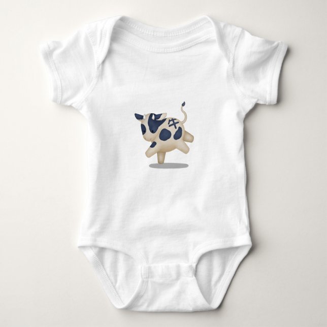 Söt kinesisk stjärntecken Oxe T Shirt (Framsida)