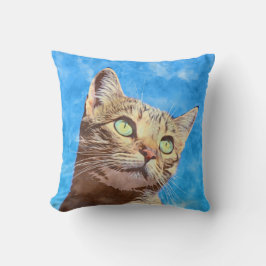 Söt Kitten Design Kudde