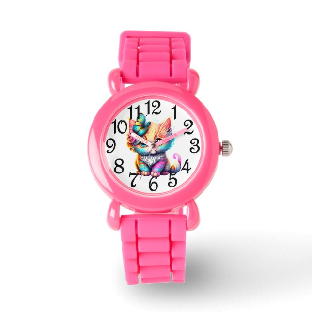 Söt Kitty  Armbandsur (Framsida)