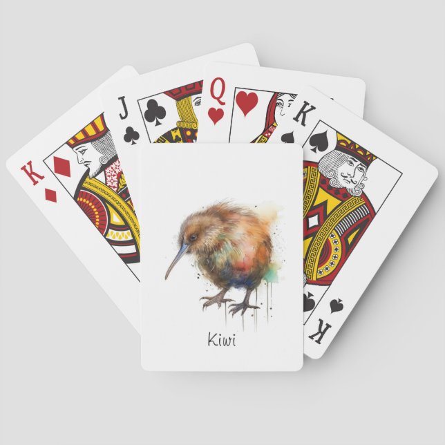 Söt Kiwi, anpassad Casinokort (Baksidan)
