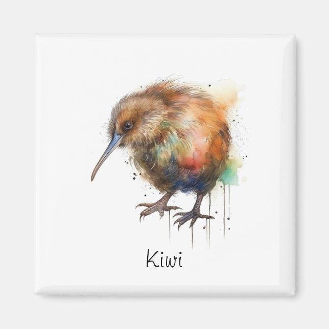 Söt Kiwi, anpassad Magnet (Framsidan)