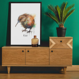 Söt Kiwi, anpassningsbar Poster