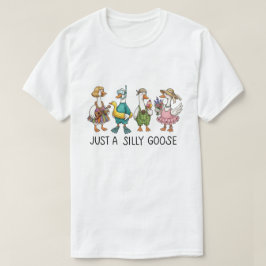 Söt Klädd | Rolig Gås-Squad Illustration T Shirt