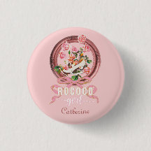 Söt Klassisk Rosa Rococo Flicka Rosor Båge Skor Na