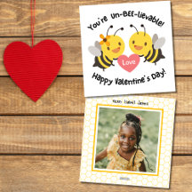 Söt klassrumsbild på bin Valentine Day