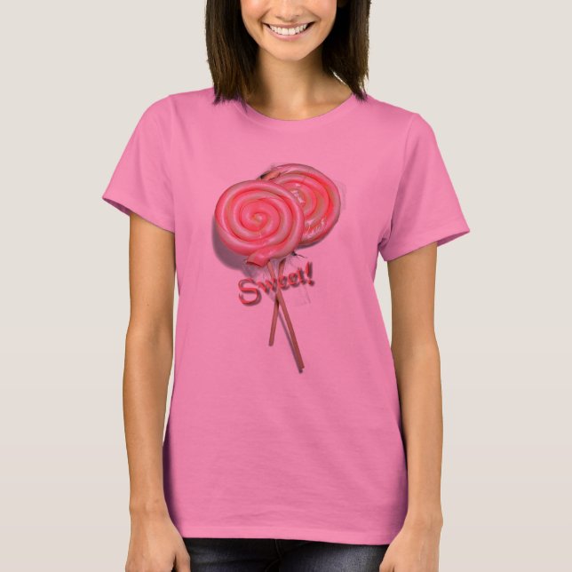 Söt klubbaskjorta t-shirt (Framsida)