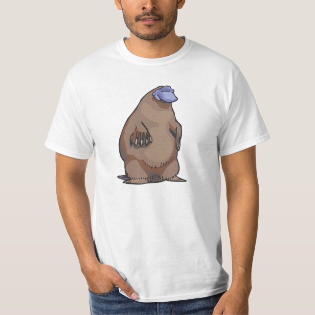 Söt knubbig platypus t-shirt (Framsida)