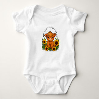 Söt ko med solrosor t shirt