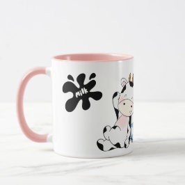 Söt Ko Mug Mugg