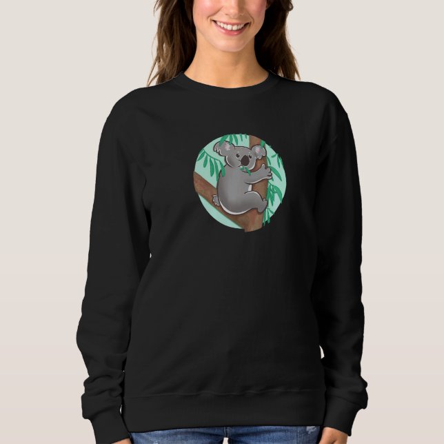 Söt Koala Björn För Koala T Shirt (Framsida)