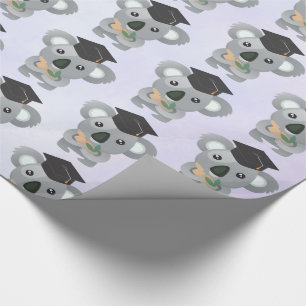 Söt koala i en svart examenshatt presentpapper