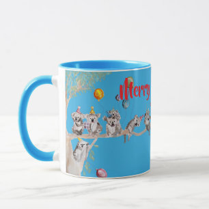 Söt Koala Koalas God Jul Koala-mus Tjejer Mugg