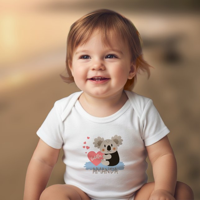 Söt Koala Kramar ID386 T Shirt (Skapare uppladdad)