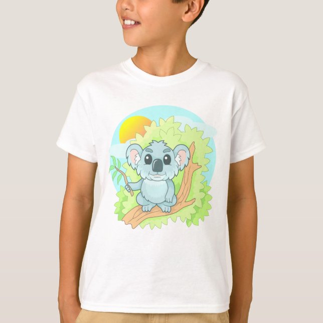 söt koala t shirt (Framsida)