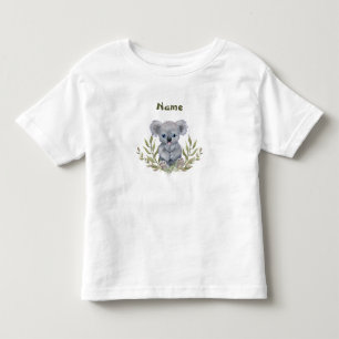 Söt Koalabjörn med blad T Shirt