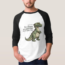 Söt Komodo-drake Inte En Jätteödla Rolig T-Shirt