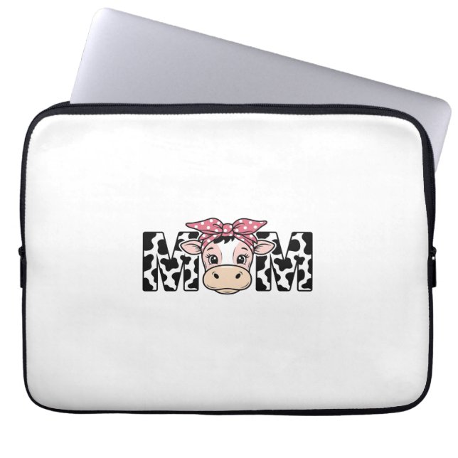 Söt komomör båge grafisk design_1 laptop fodral (Framsidan)