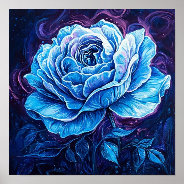 Söt konst med rosor för heminredning poster (Framsidan)