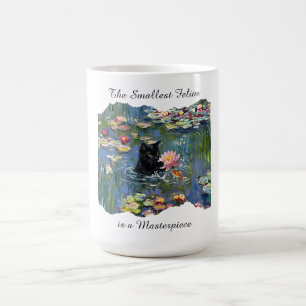 Söt Konstnärlig Katt är en Mästare Katt Kaffemugg