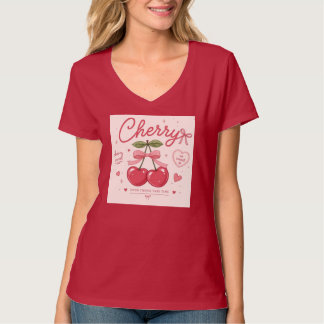 Söt körsbär  t shirt
