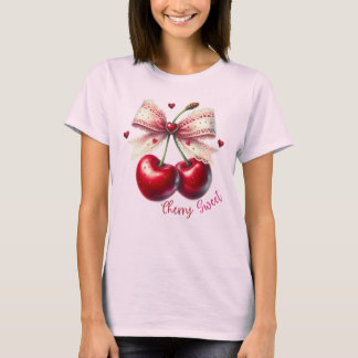Söt körsbär t shirt