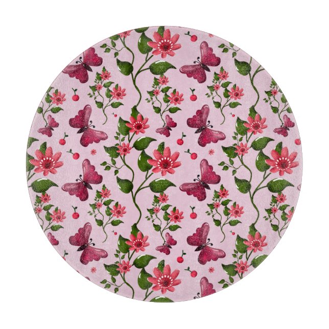 Söt Körsbärs Fjärilsmönster, Blank Kawaii Frukt (Framsidan)