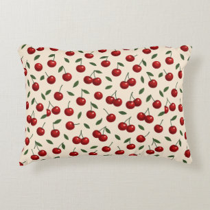 🍒✨Söt Körsbärs Minimalistiska Kollektion Prydnadskudde