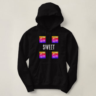 Söt Körsbärsgradient Svart Tröja