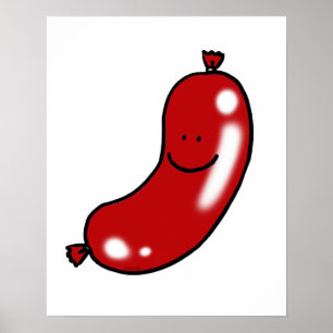Söt korv poster