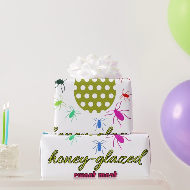 Söt kött, honungsglas presentpapper (Festgåvor)