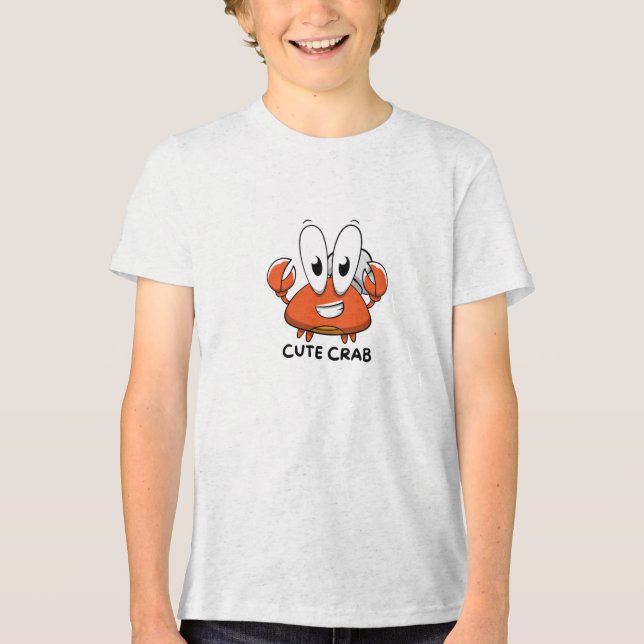 Söt krabba t shirt (Framsida)
