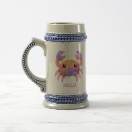 Söt krabbe kaffemugg