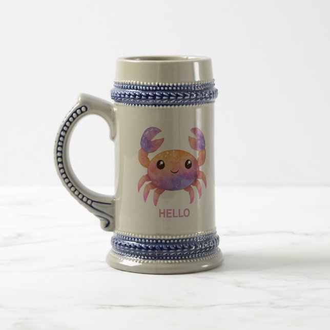 Söt krabbe kaffemugg (Vänster)