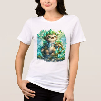 Söt kristallsjälva kvinnors t-shirt | Kawaii fanta