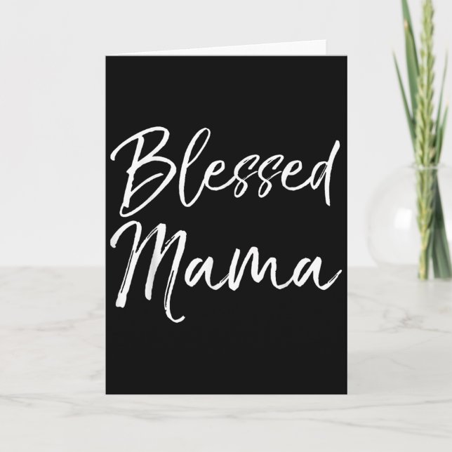 Söt kristen mamma Mors dag-present från barn Ble Kort (Framsida)